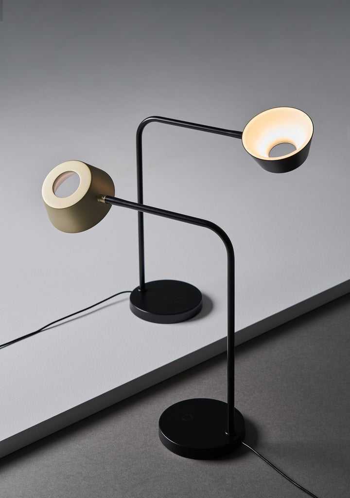 Olo LED Table Lamp 7W 3000K Black & Sand Gold - SE LT/OLO/BLACK/SAND GOLD