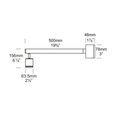 Single Circuit Track Heads Aluminum Light Black - SGNL/R/BK