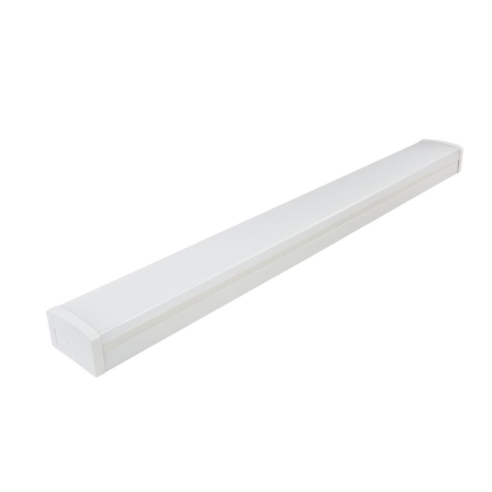 Buy LED Batten Lights Australia Stellar Wide LED Batten Light L1240mm White Metal 4000K - 213434