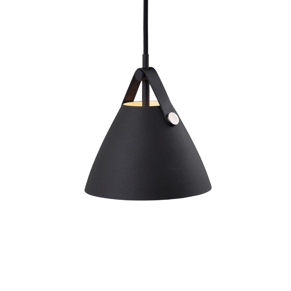 Buy Pendant Lights Australia Strap Pendant Light W165mm Black Metal - 84303003