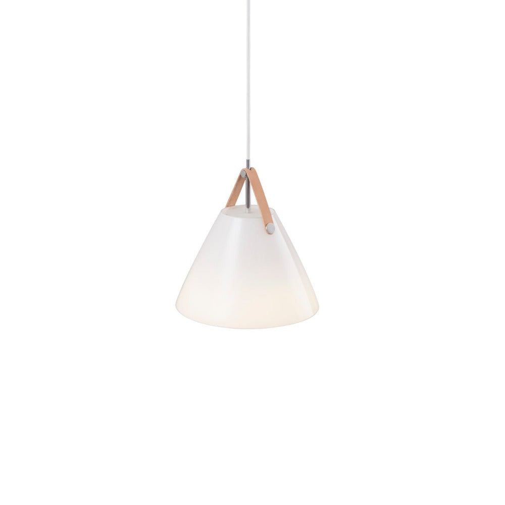 Buy Pendant Lights Australia Strap Pendant Light W270mm Opal white Glass - 84313001