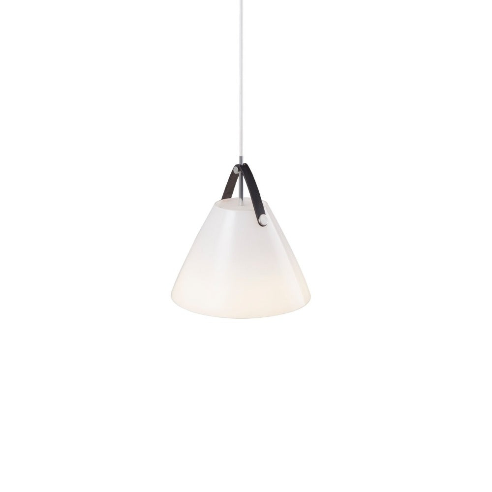 Buy Pendant Lights Australia Strap Pendant Light W270mm Opal white Glass - 84313001