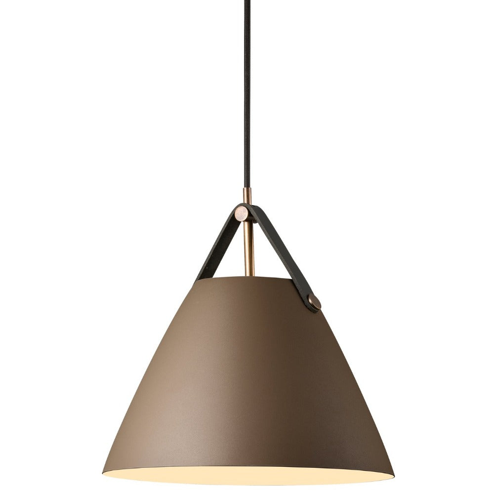 Buy Pendant Lights Australia Strap Pendant Light W270mm Beige Metal - 84333009