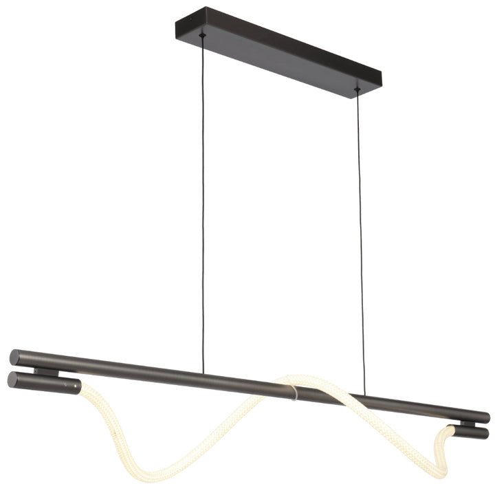 Taft 1200mm LED Pendant Gun Metal - TAFT PE120-GM