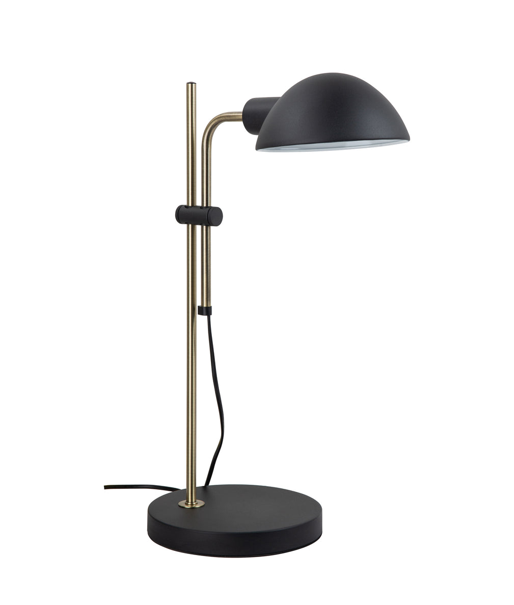 Tettu Adjustable Height Swivel Head Table Lamp Black - TETTU-T1
