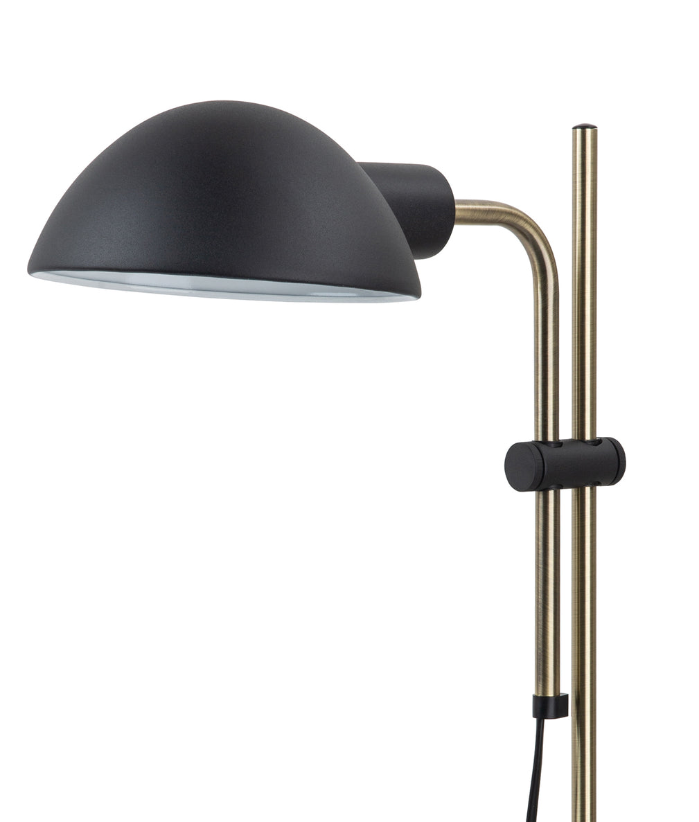 Tettu Adjustable Height Swivel Head Table Lamp Black - TETTU-T1