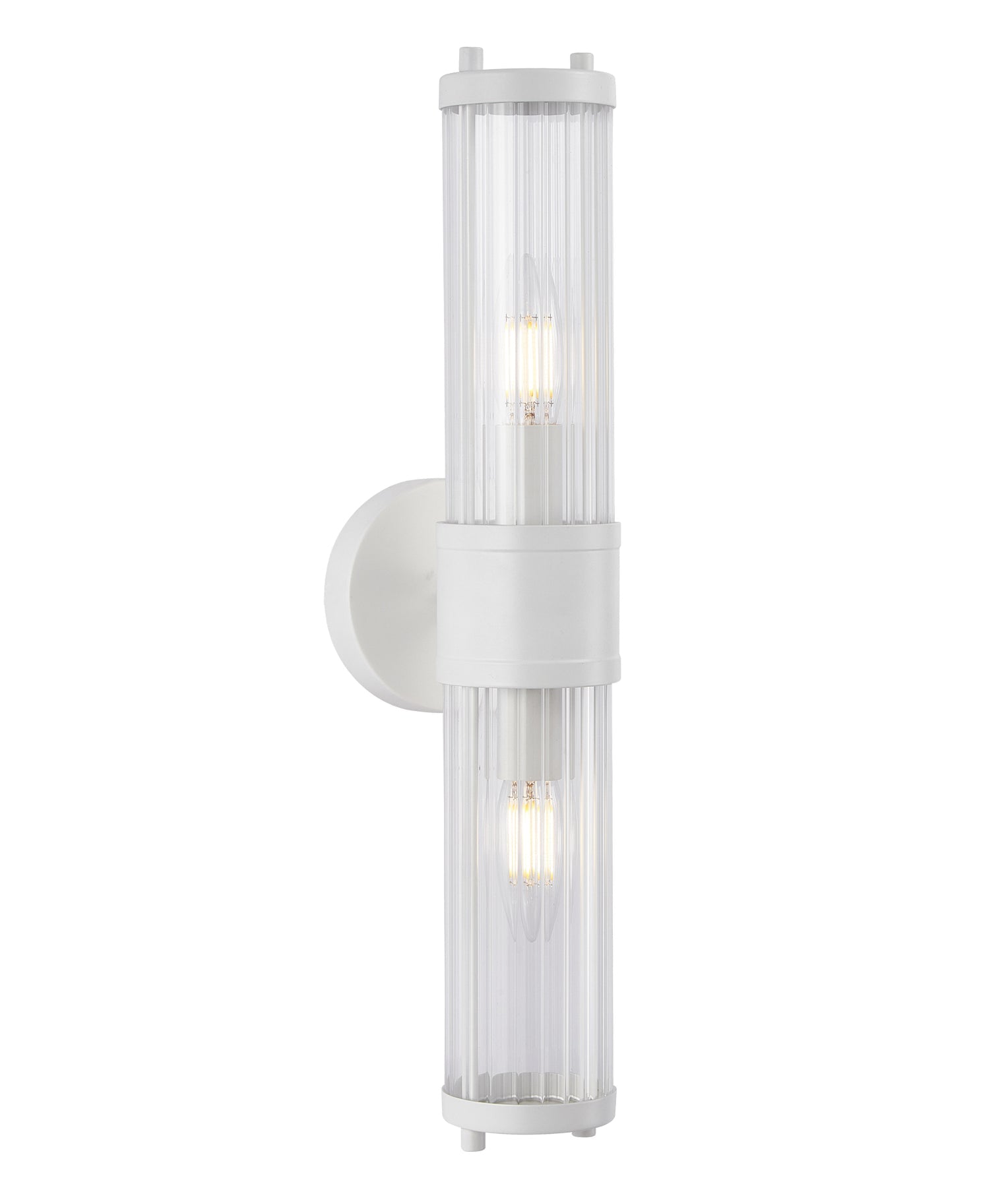 Tiempo Up & Down Wall Light White - TIEMPO5