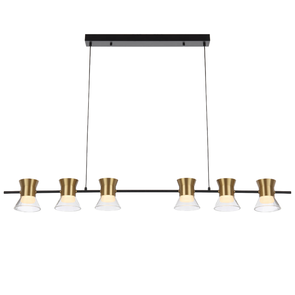 Tipico 6 Light LED Pendant Gold - TIPICO PE6-GD