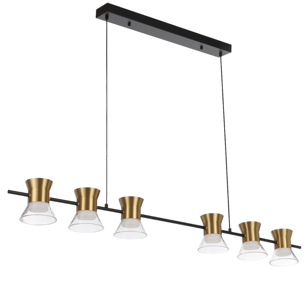 Tipico 6 Light LED Pendant Gold - TIPICO PE6-GD