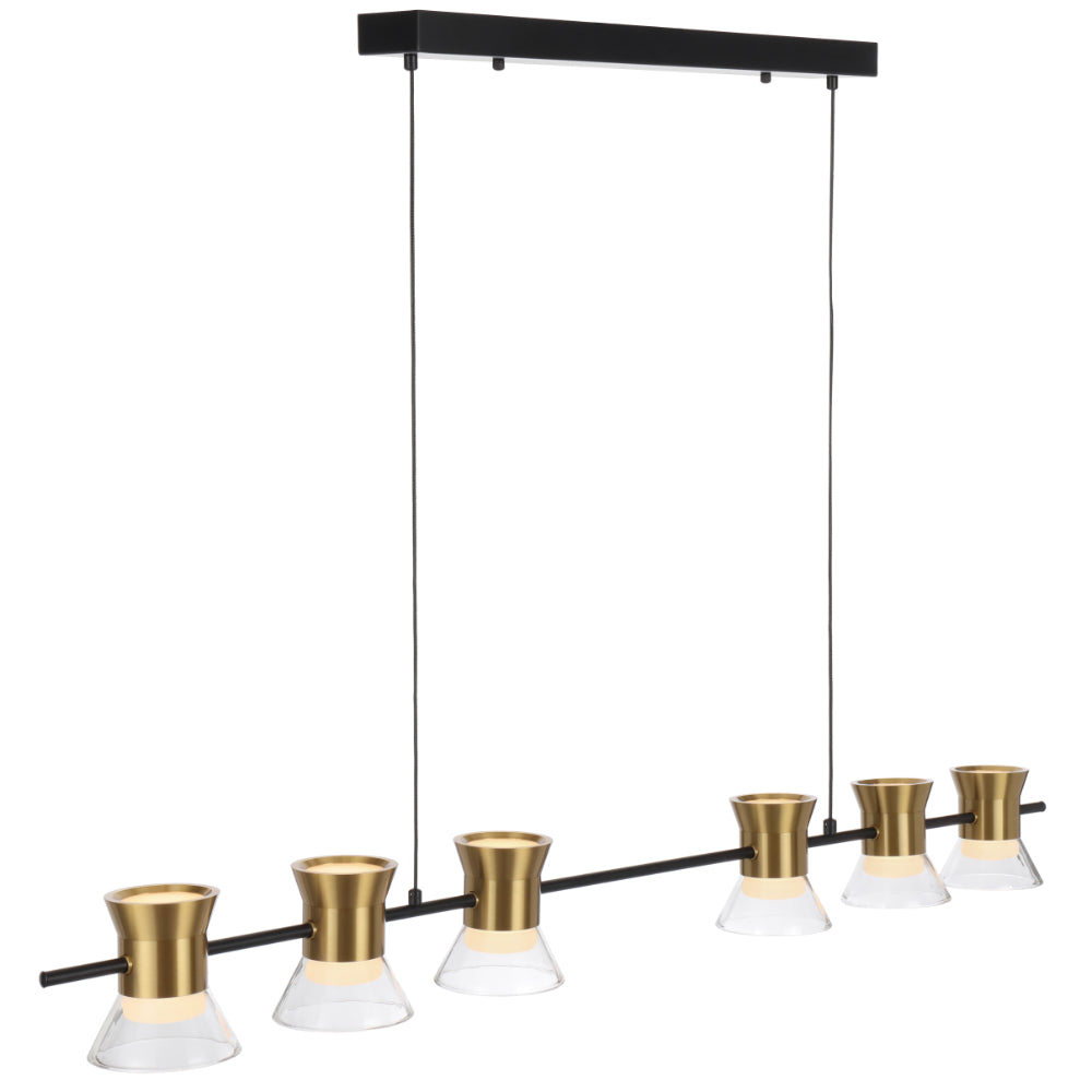 Tipico 6 Light LED Pendant Gold - TIPICO PE6-GD