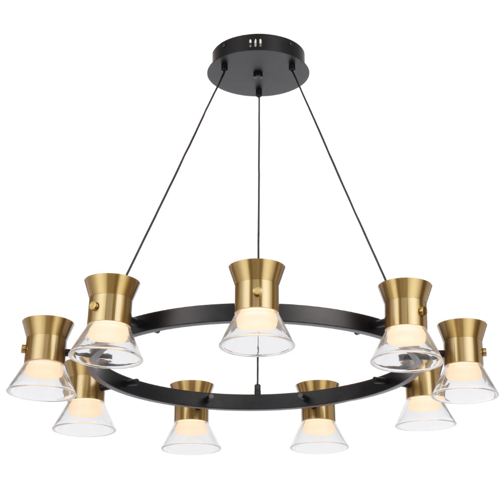 Tipico 9 Light LED Pendant Gold - TIPICO PE9-GD