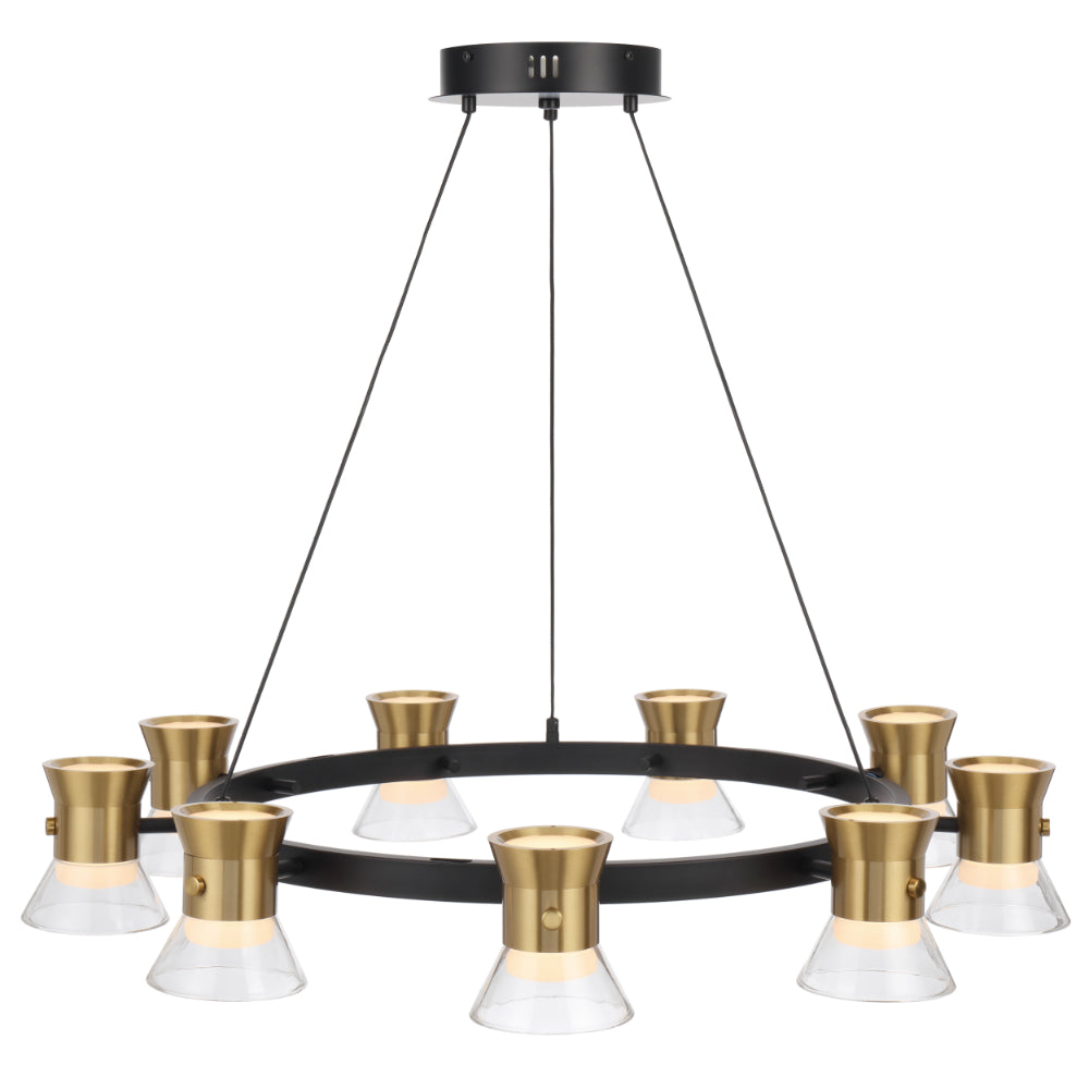 Tipico 9 Light LED Pendant Gold - TIPICO PE9-GD