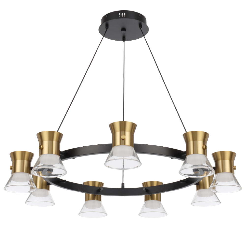 Tipico 9 Light LED Pendant Gold - TIPICO PE9-GD