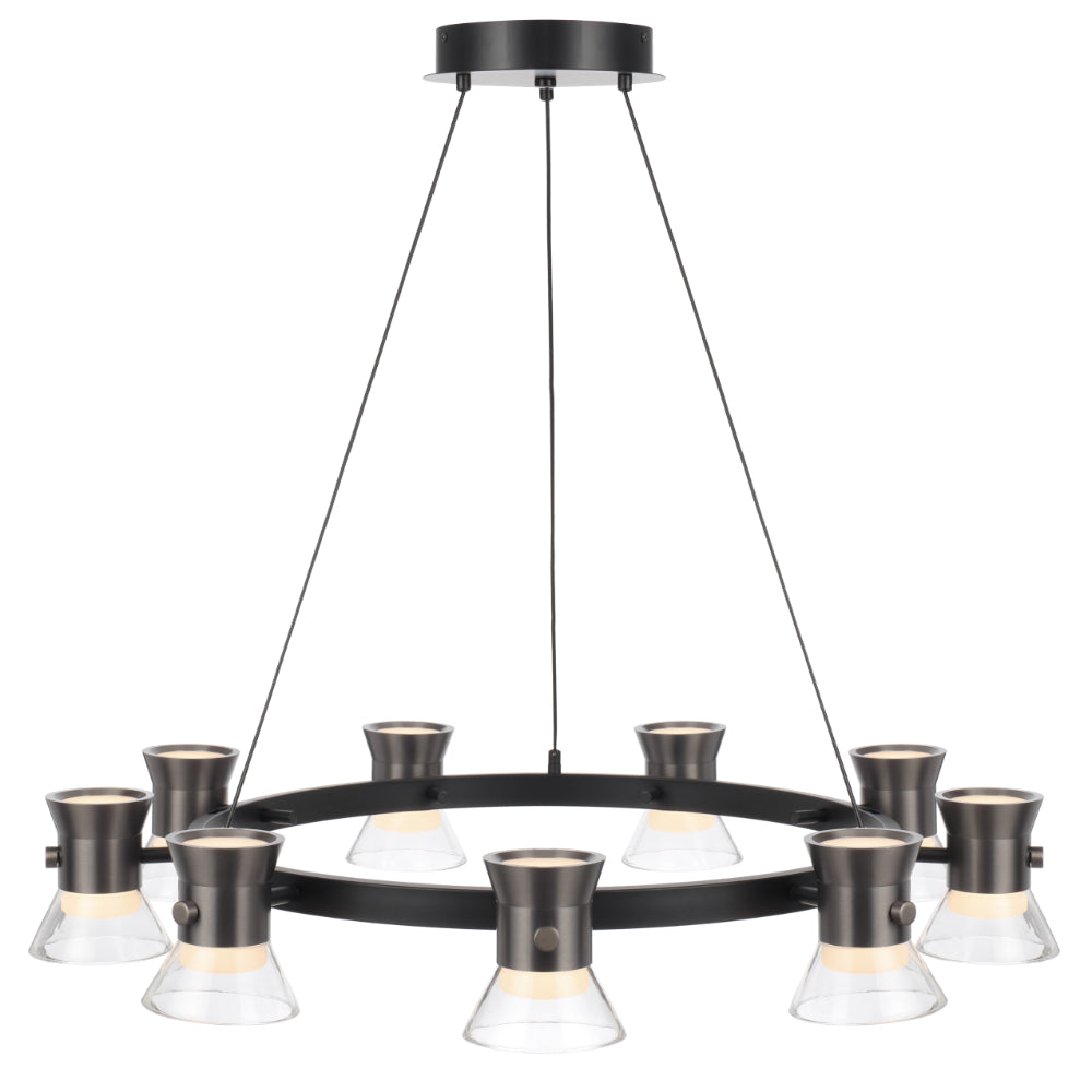 Tipico 9 Light LED Pendant Gun Metal - TIPICO PE9-GM