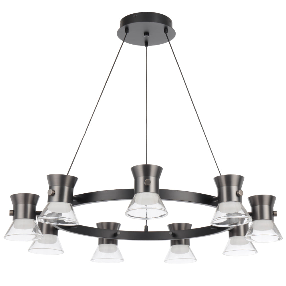 Tipico 9 Light LED Pendant Gun Metal - TIPICO PE9-GM