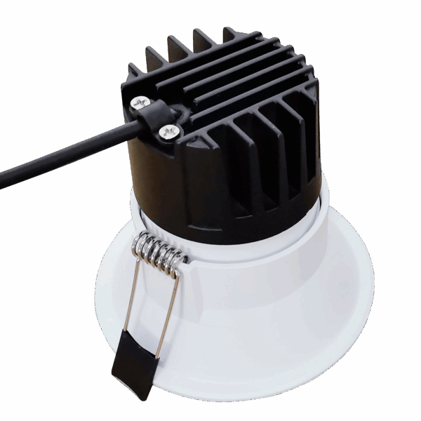 Jax LED Downlight 10W Tricolour Matt White - TLJD10W