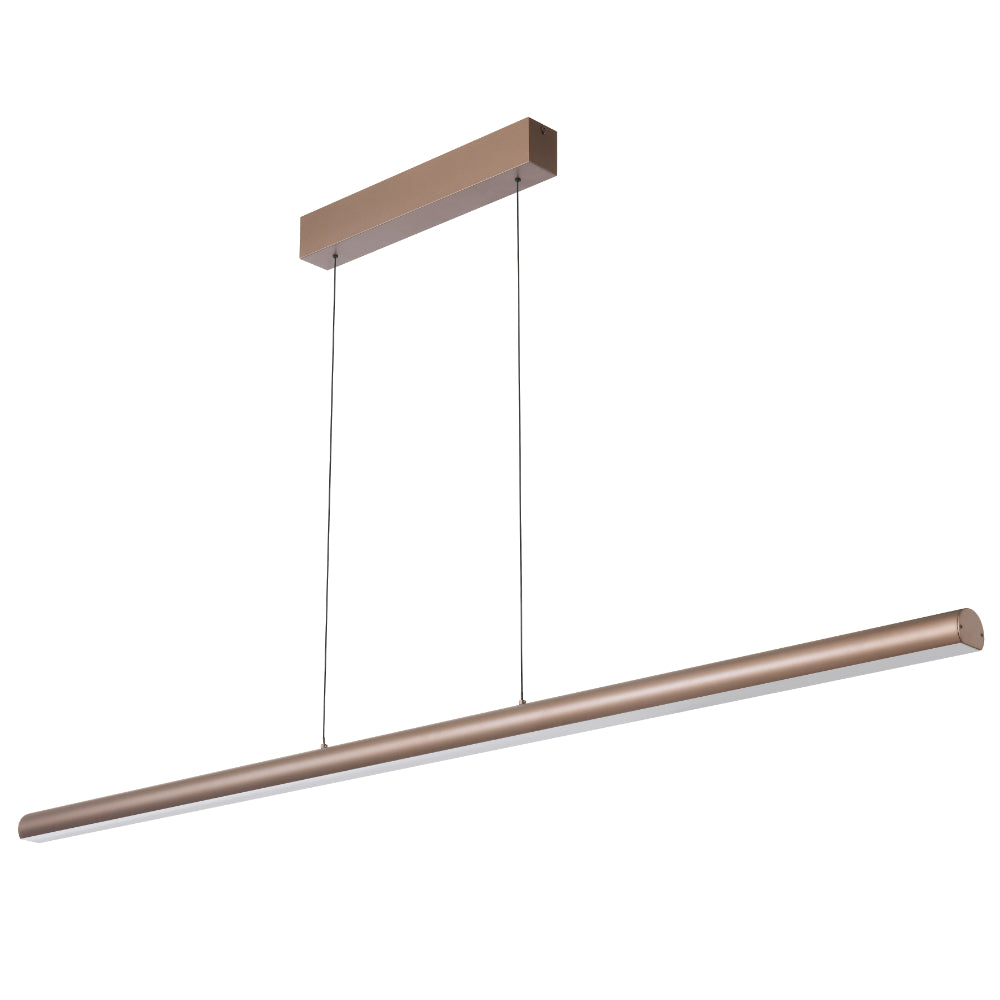 Torben 1600mm LED Pendant Light 28W 3CCT Brown - TORBEN PE160-BRW