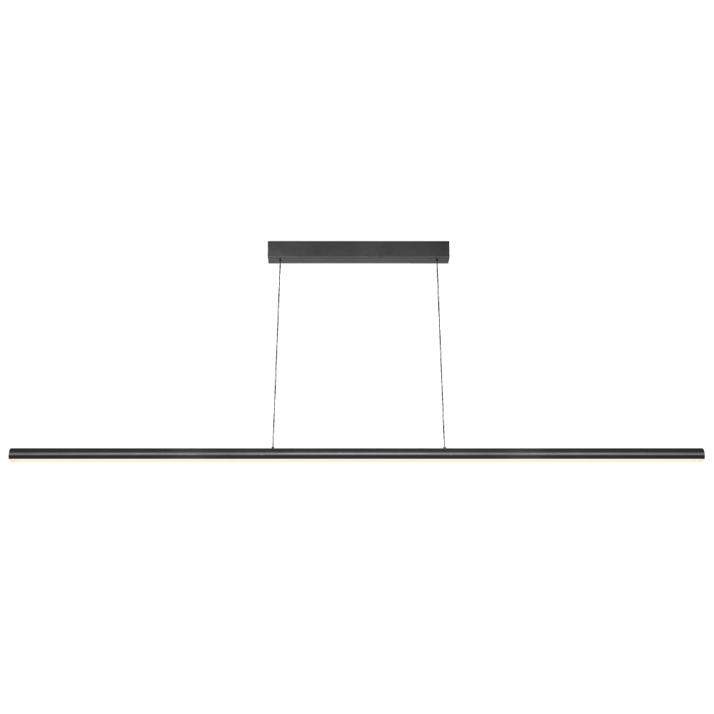 Torben 2400mm LED Pendant Light 46W 3CCT Black - TORBEN PE240-BK