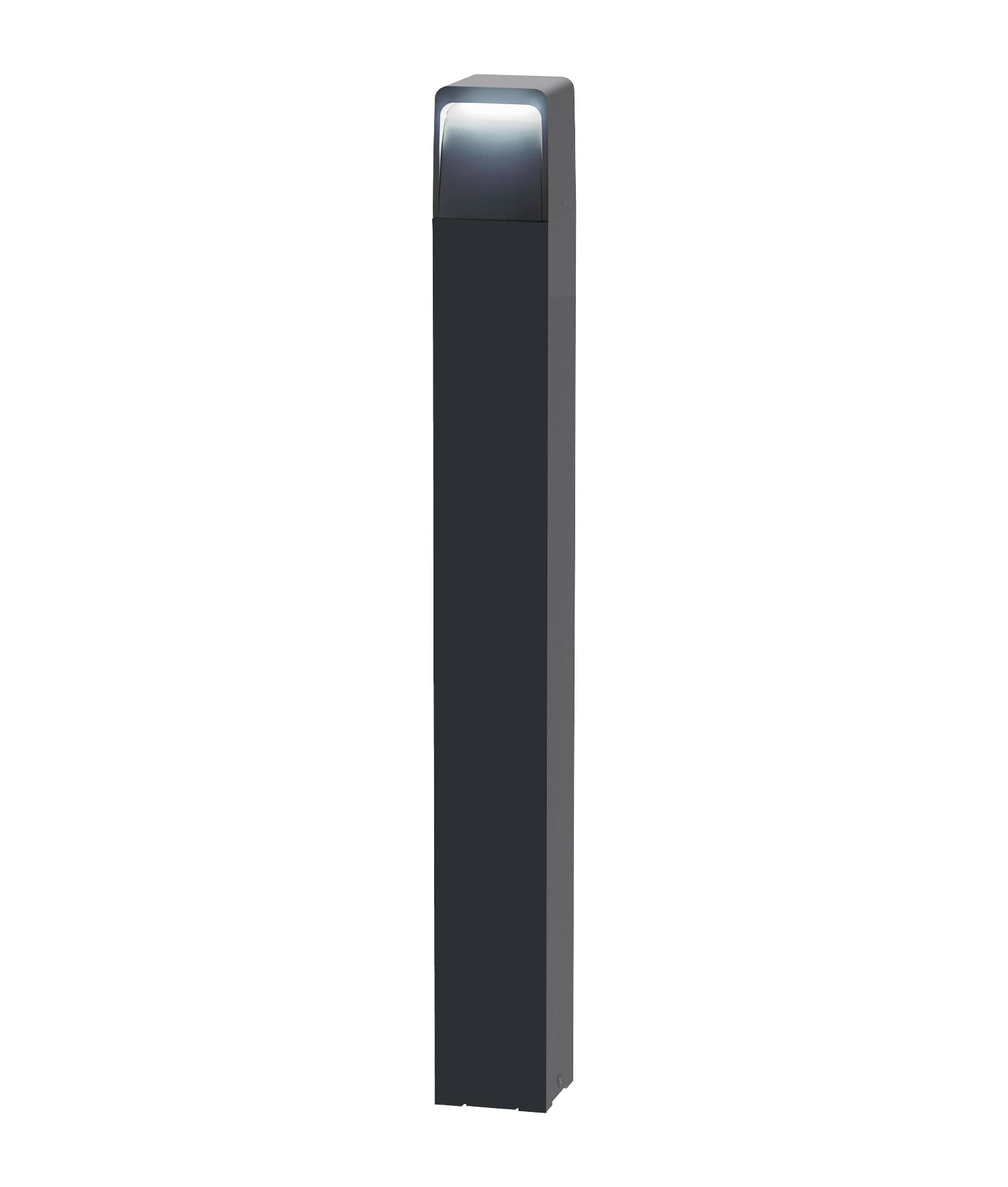 Toren Aluminium LED Bollard Light Dark Grey 13W TRI Colour - TOREN1