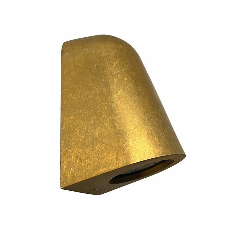 Buy Exterior Wall Lights Australia TORQUE 240V GU10 Exterior Surface Mounted Wall Light Antique Brass IP65 - TORQUE3