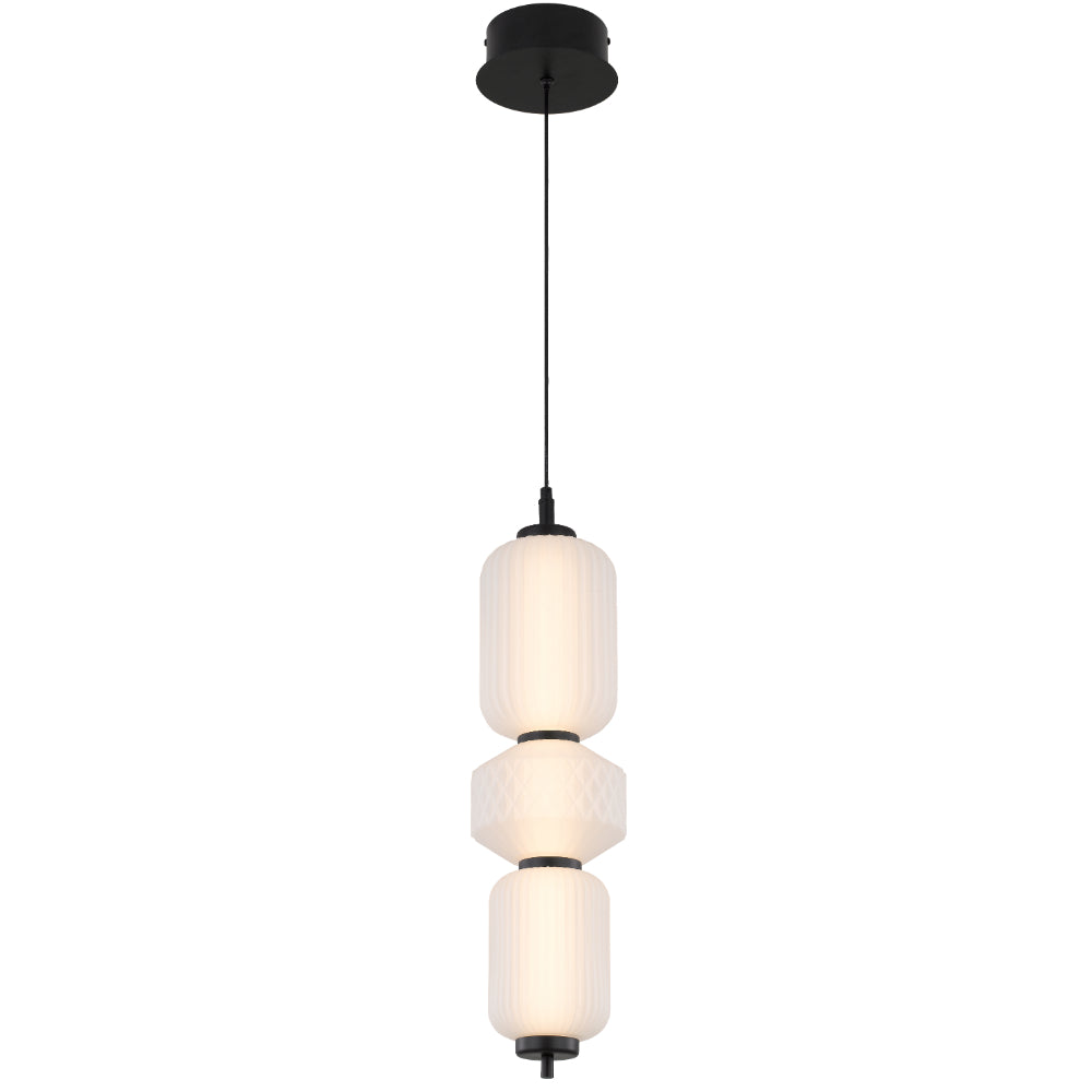 Torso 3 Light Pendant Black- TORSO PE3-BK