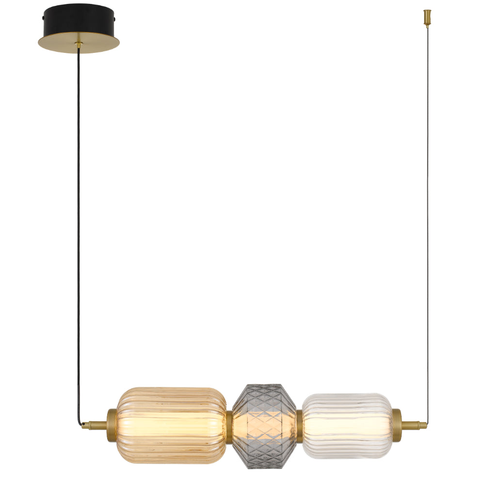 Torso 3 Light Pendant Brass - TORSO PE3-BRS