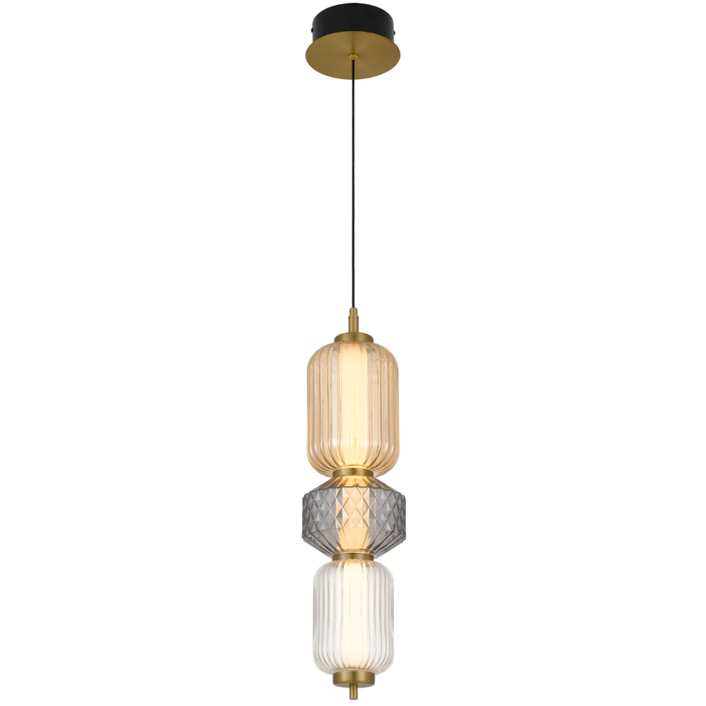 Torso 3 Light Pendant Brass - TORSO PE3-BRS