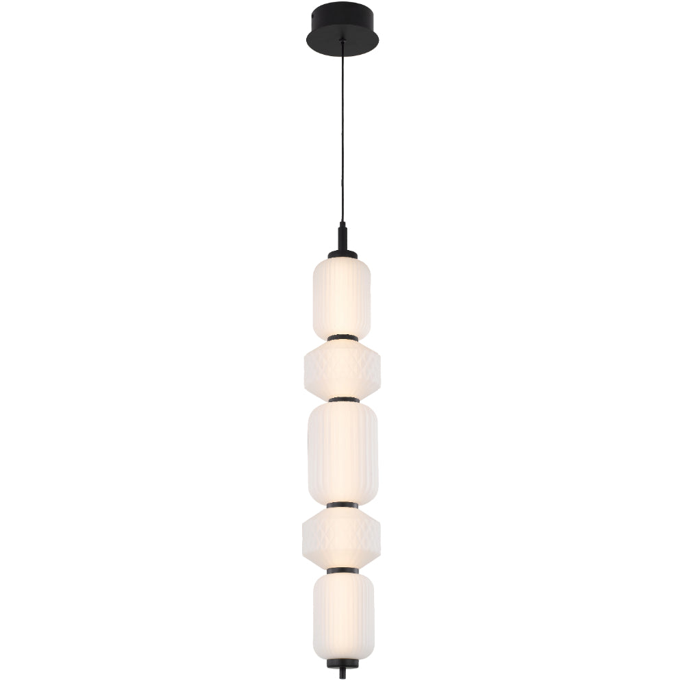 Torso 5 Light Pendant Black- TORSO PE5-BK