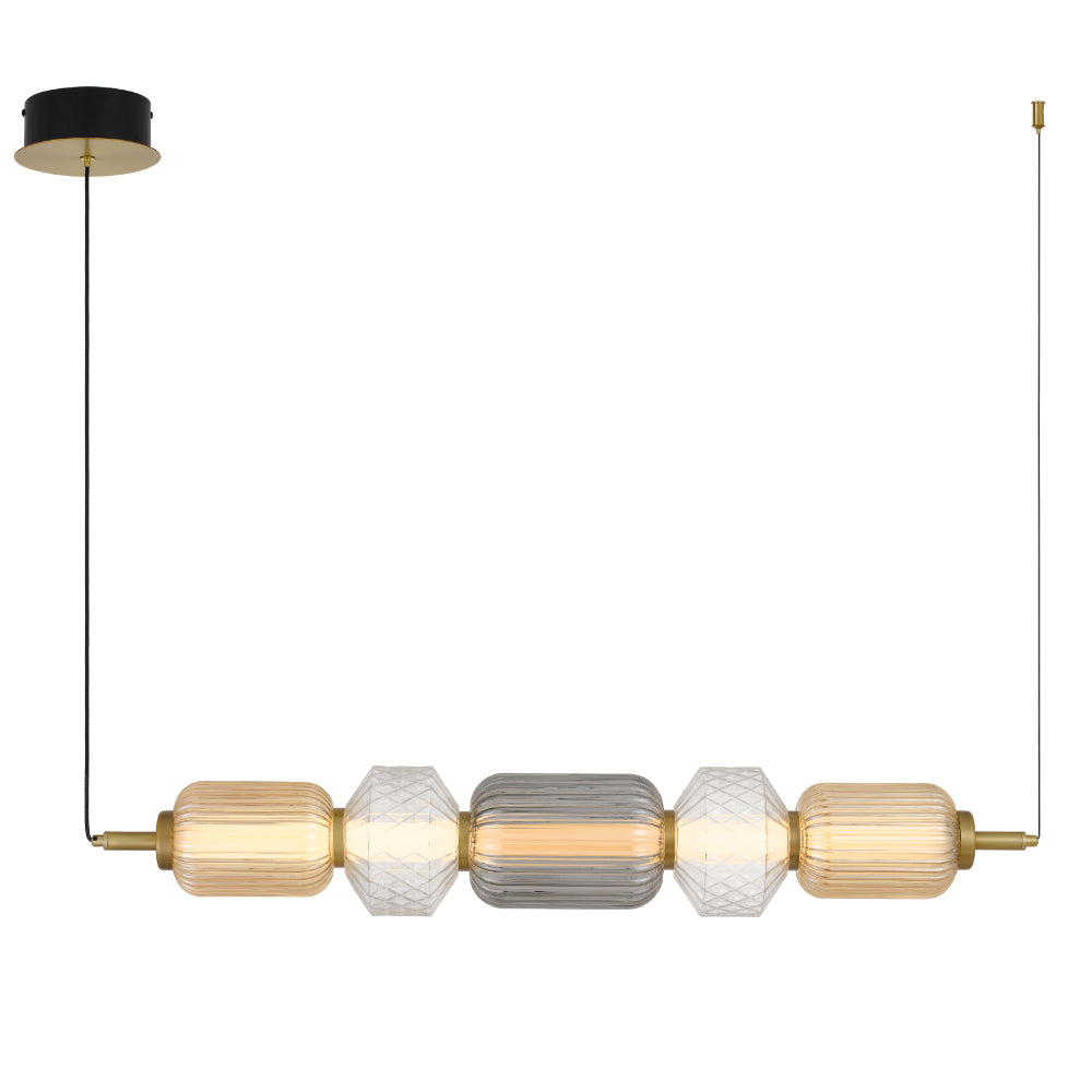 Torso 5 Light Pendant Brass - TORSO PE5-BRS