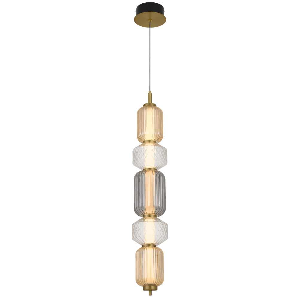 Torso 5 Light Pendant Brass - TORSO PE5-BRS