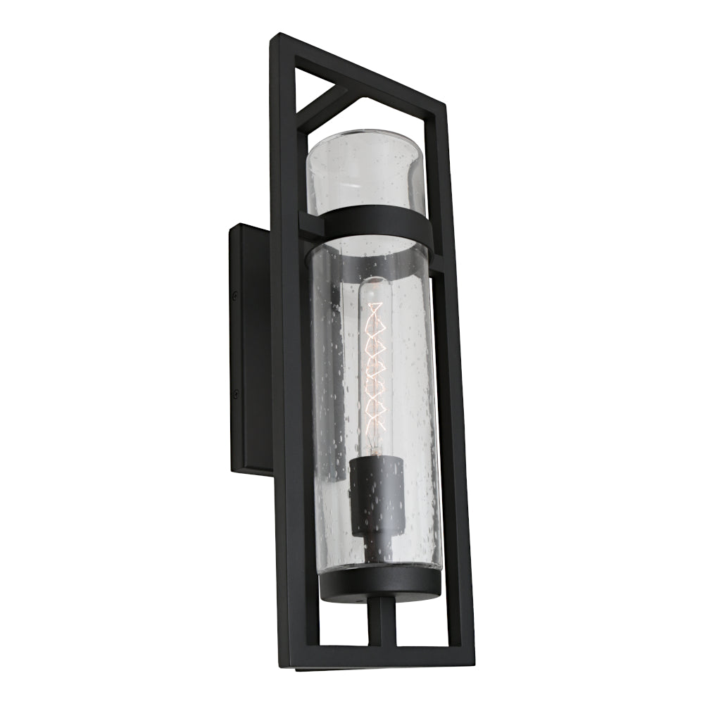 Toulon Exterior Wall Light Black - TOUL1EBLK