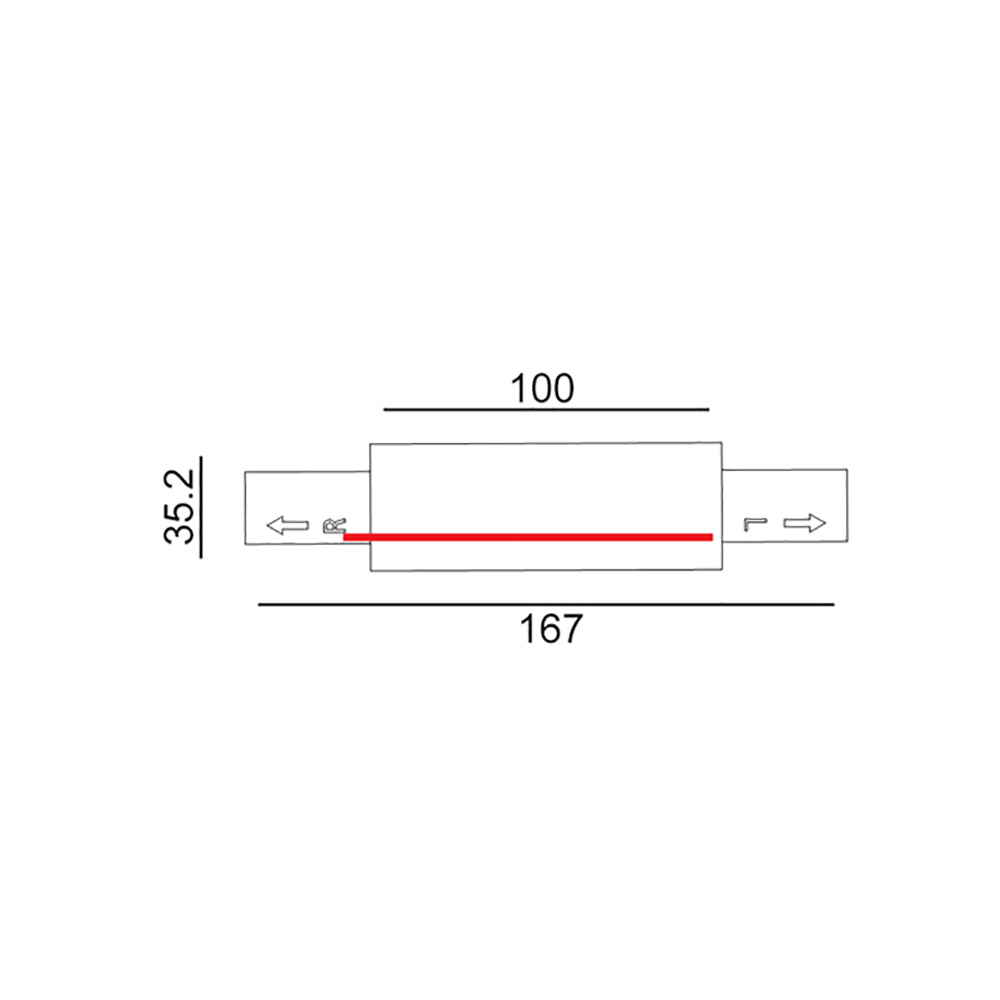 Buy Three Circuit Tracks & Accessories Australia Track 3 Circuit 4 Wire Straight Connector Black - TRK3BLCON2