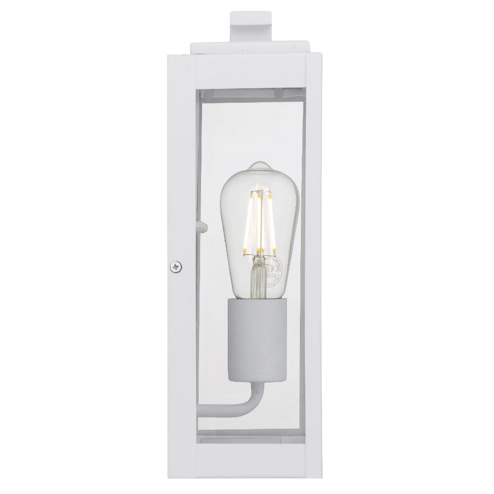 Truman Single Exterior Wall Light White- TRUMAN EX1-WH