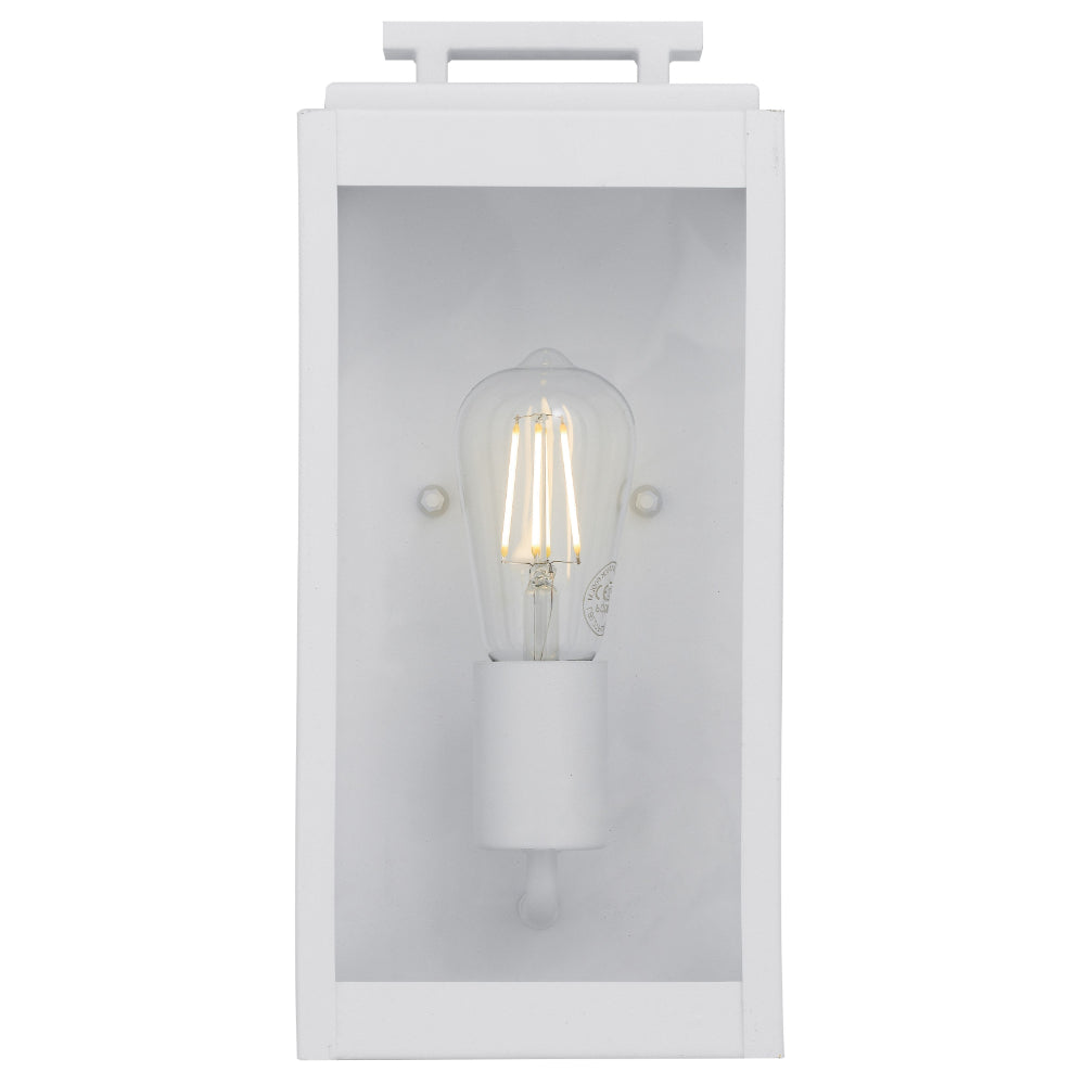 Truman Single Exterior Wall Light White- TRUMAN EX1-WH