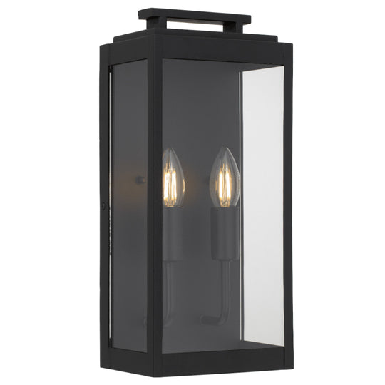 Truman Double Exterior Wall Light Black - TRUMAN EX2-BK