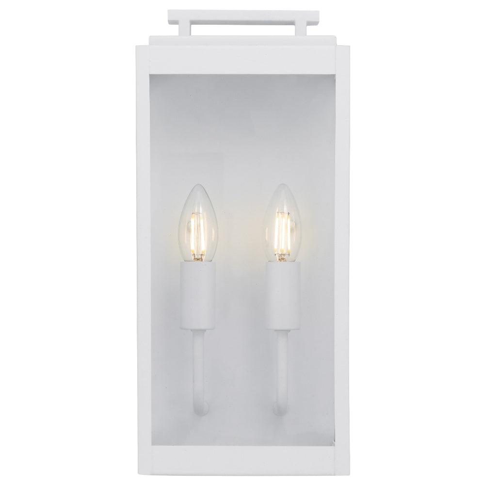 Truman Double Exterior Wall Light White - TRUMAN EX2-WH