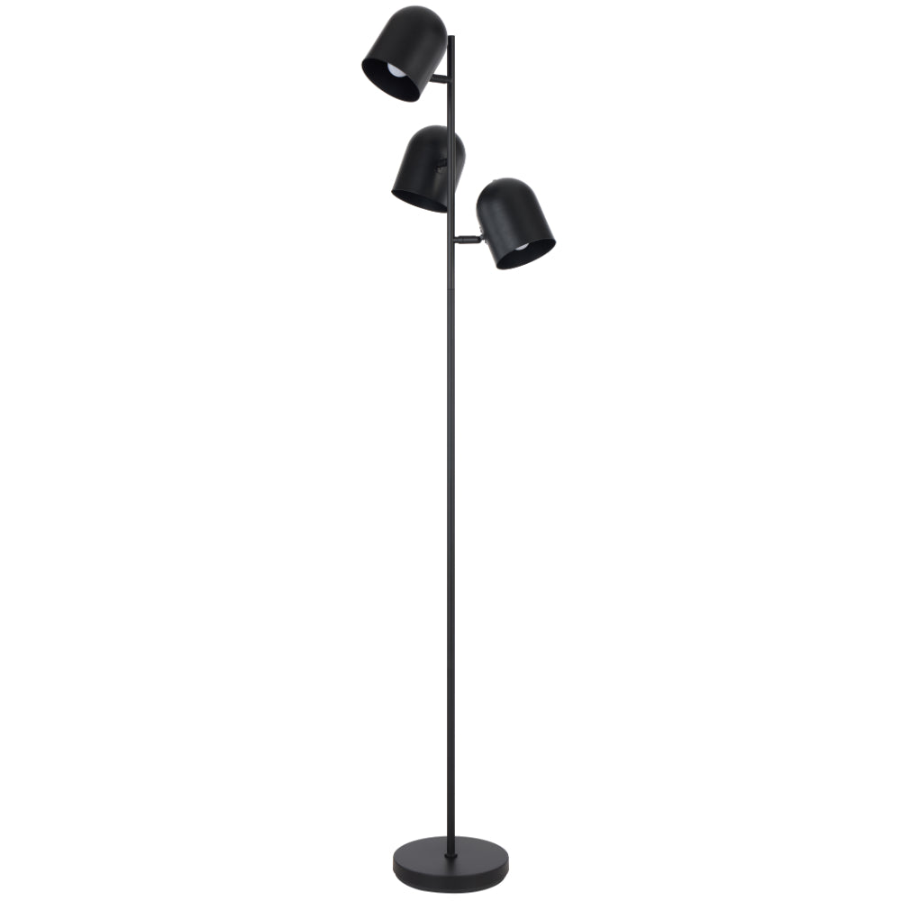 Turin Floor Lamp Black - TURIN FL3-BK