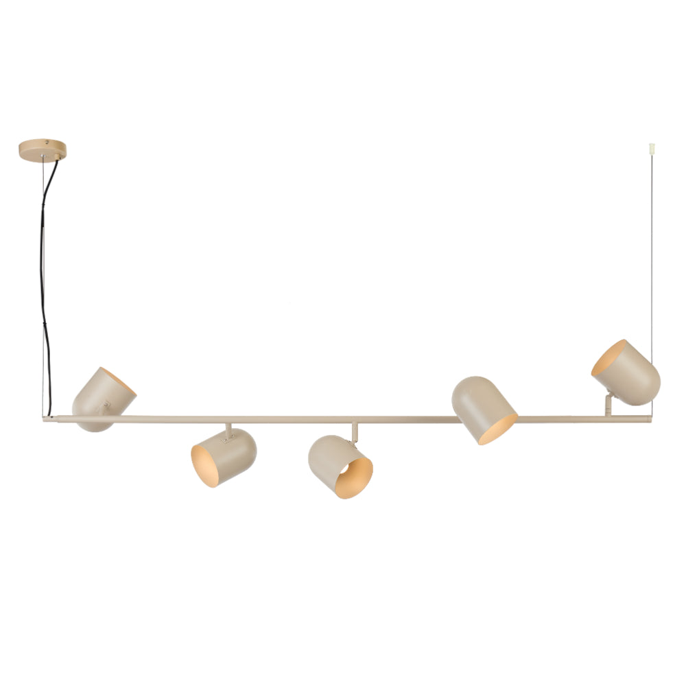 Turin 5 Light Pendant Khaki - TURIN PE5-KH