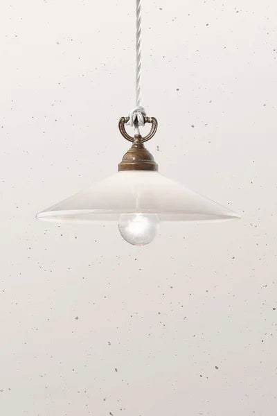 Tabia Medium Pendant Light Pre Aged & White - IL.212.08.OV