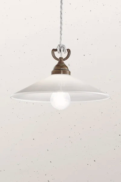 Tabia Large Pendant Light Pre Aged & White - IL.212.09.OV