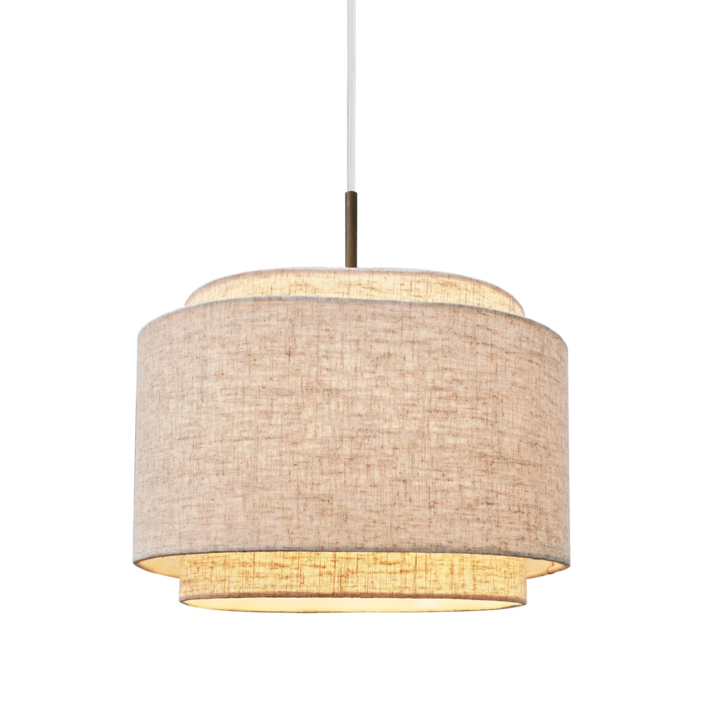 Takai 300mm Pendant Lamp Beige - 2620003018
