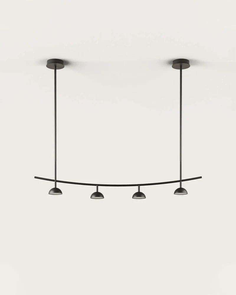 Tana LED Pendant Light 4W 2700K Matte Black - ARO.C1309/4/NEG