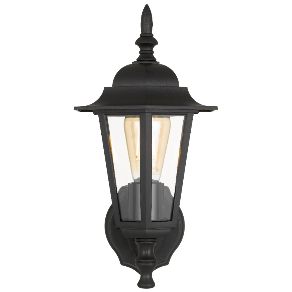 Upton Polycarbonate Exterior Wall Light Black - UPTON EX-BK