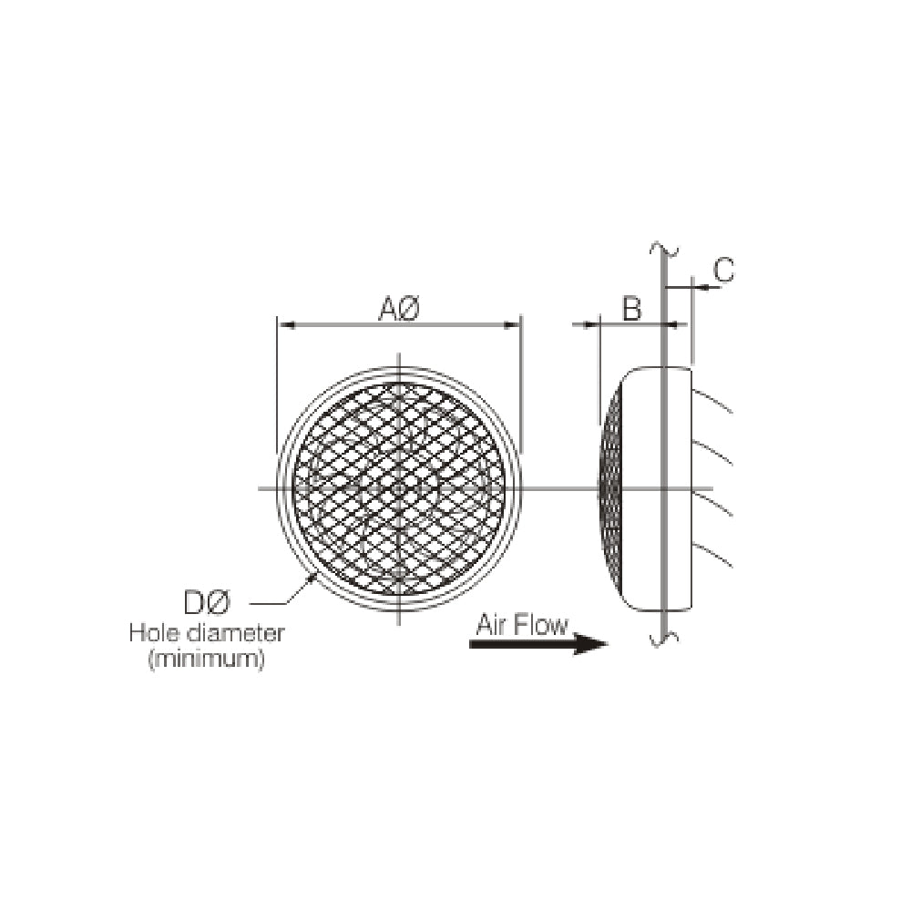 Buy Exhaust Fans Australia HCM Series Exhaust Fan 31W Gravity Louvre - HCM-180N