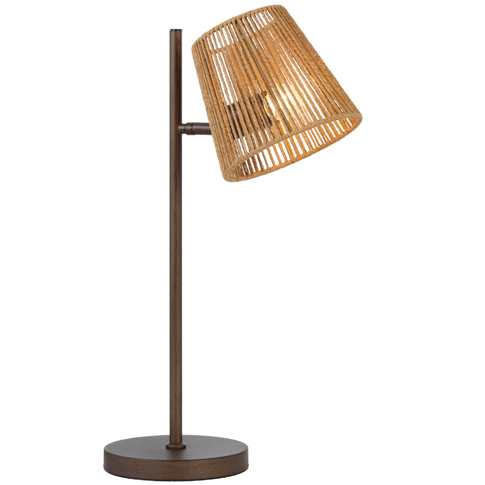 Valora Table Lamp Bronze & Natural - VALORA TL-BZNAT