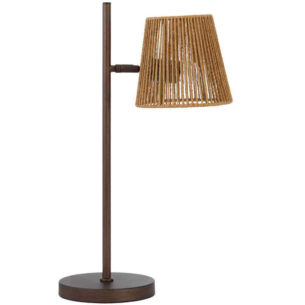 Valora Table Lamp Bronze & Natural - VALORA TL-BZNAT