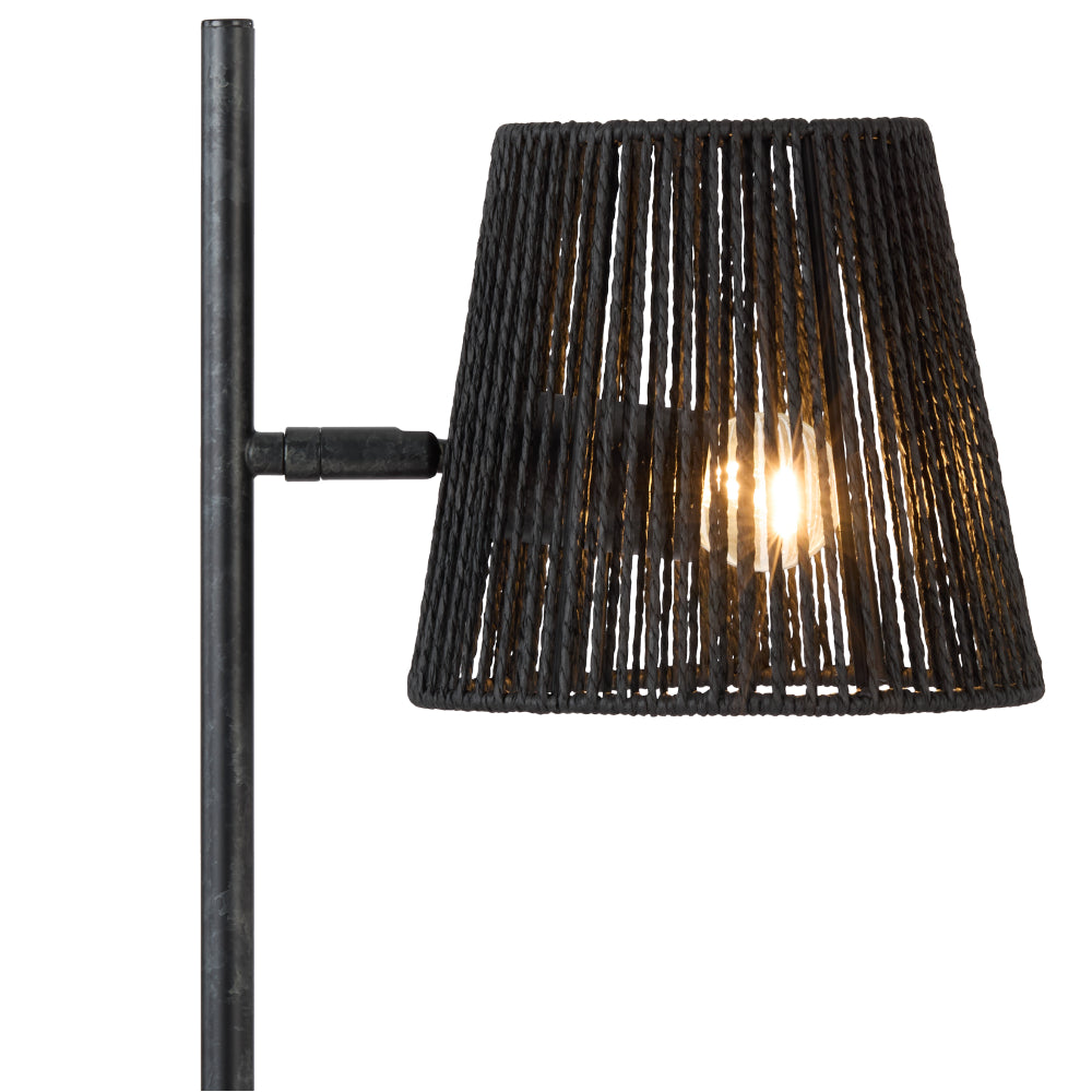 Valora Floor Lamp Gun Metal & Black - VALORA FL2-GMBK