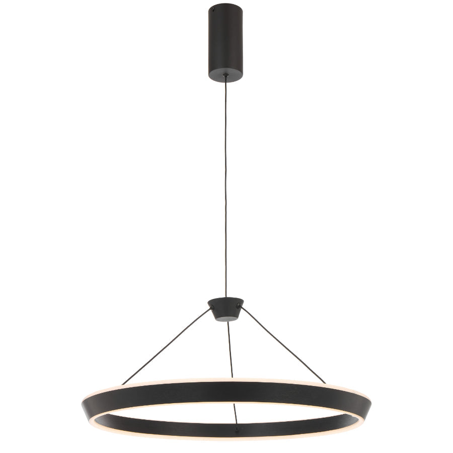 Vantel 600mm LED Pendant 36W Tri Colour Black - VANTEL PE60-BK