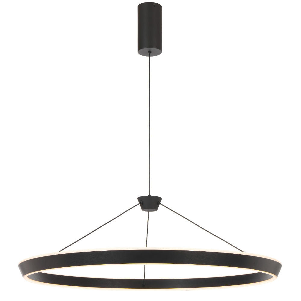 Vantel 800mm LED Pendant 48W Tri Colour Black - VANTEL PE80-BK