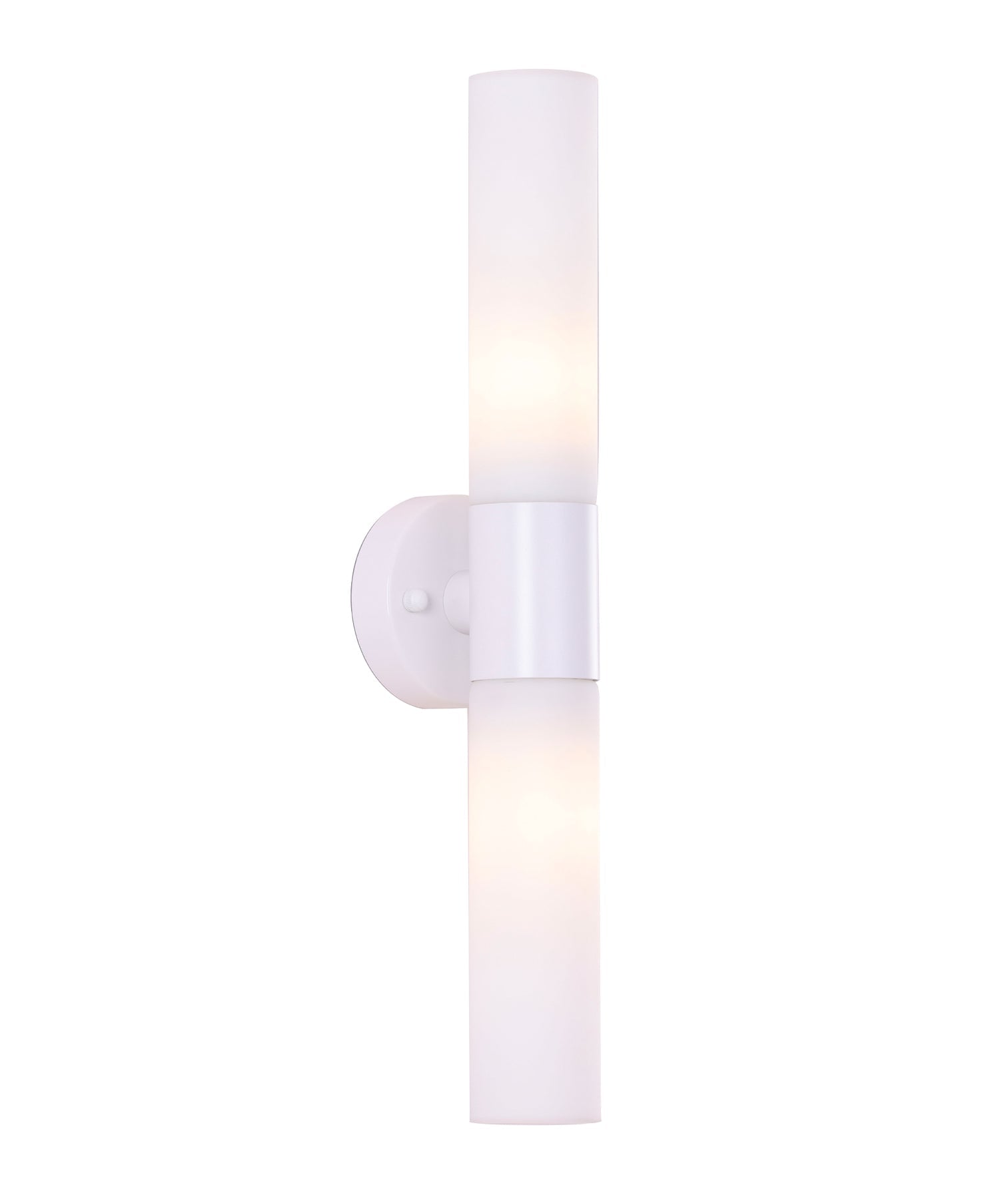Vara Up & Down Wall Light White & Opal - VARA2